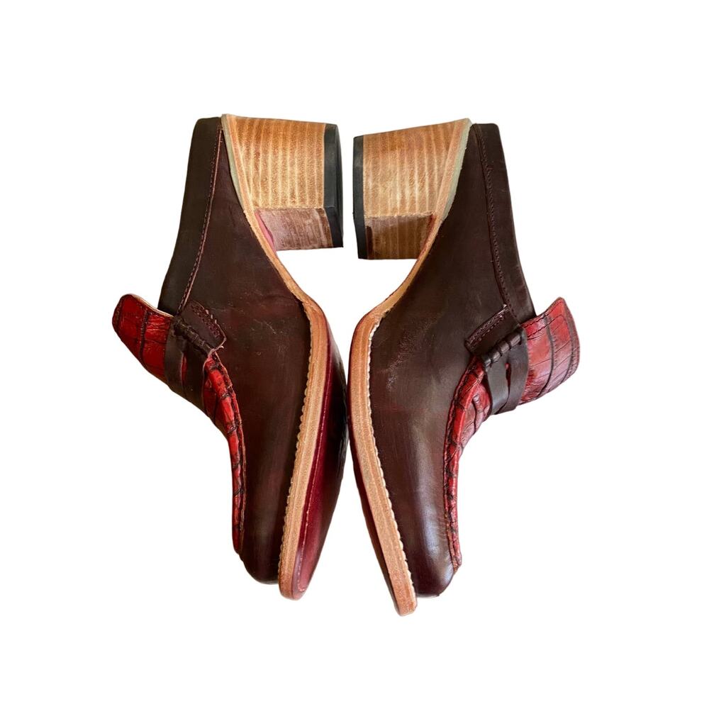 Freebird 9 Collins Red Heeled Mules - Picture 3 of 7